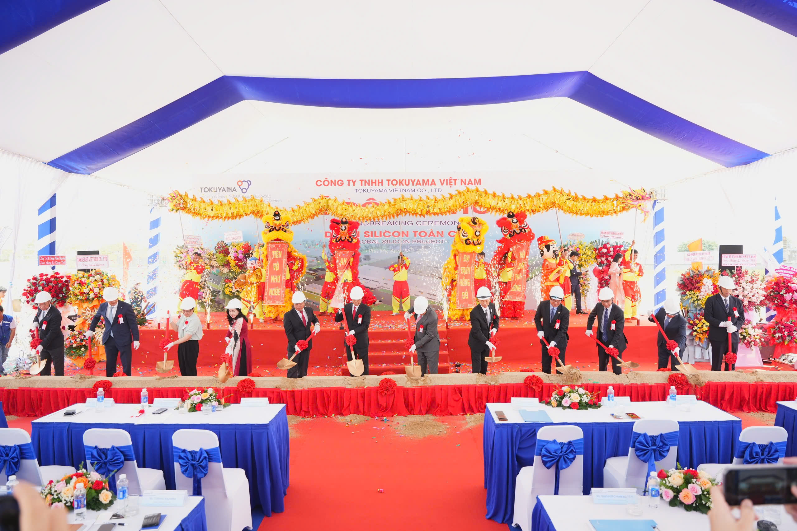 TOKUYAMA OFFICIALLY BREAKS GROUND ON GLOBAL SILICON PROJECT FOR SEMICONDUCTORS