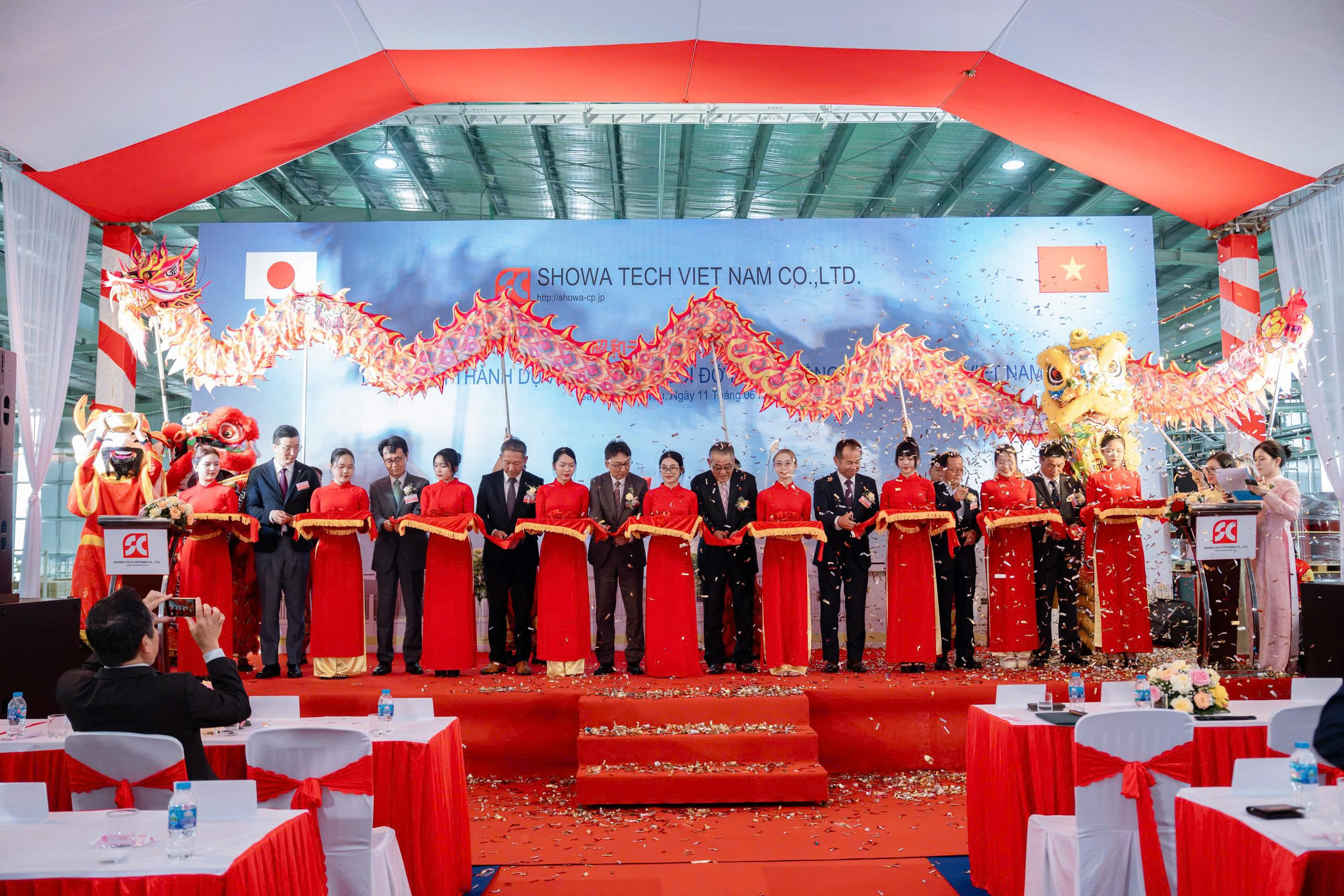 INAUGURATION CEREMONY OF SHOWA TECH VIETNAM PIPE SUPPORT FACTORY PROJECT