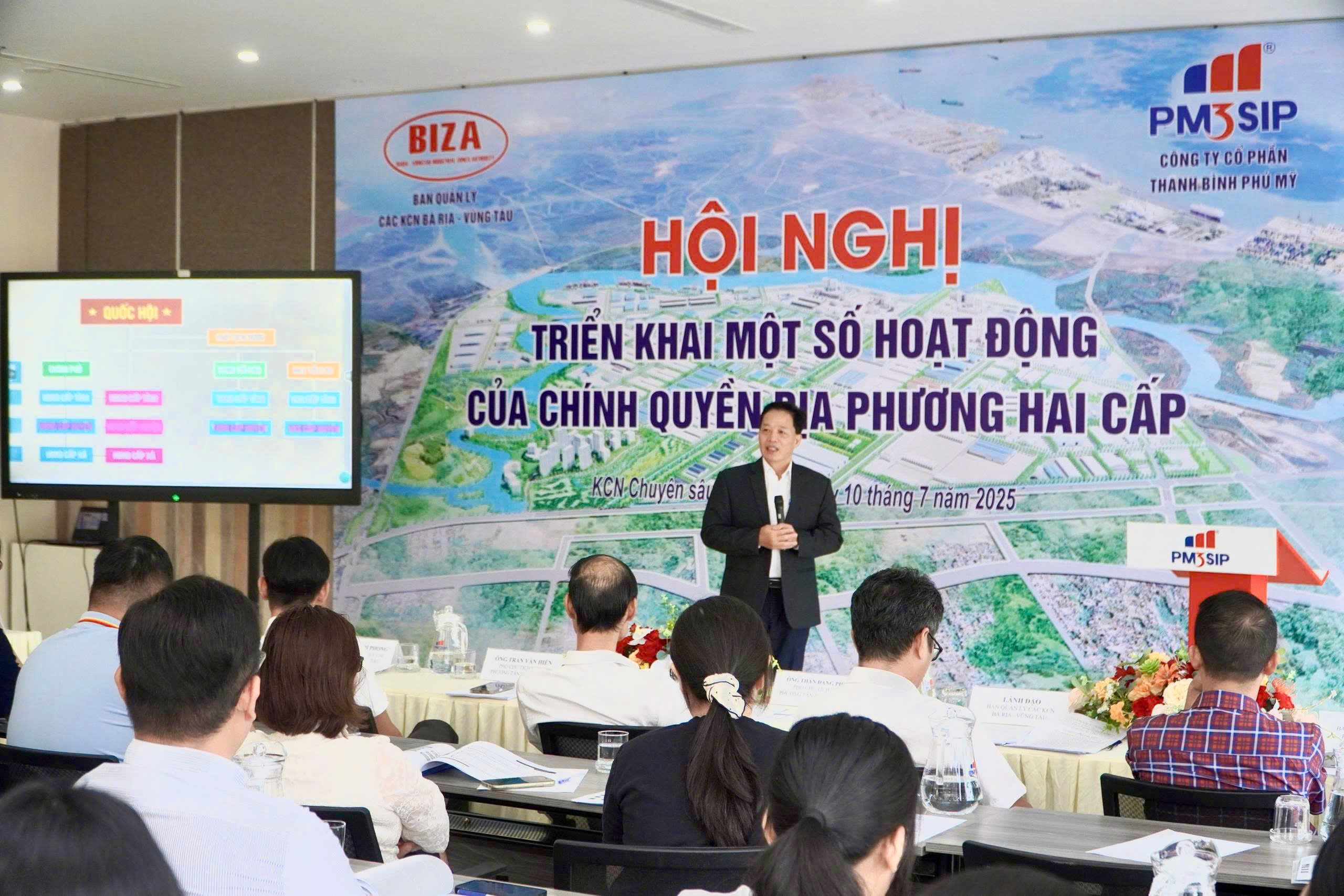 PHU MY 3 SPECIALIZED INDUSTRIAL PARK HOSTS CONFERENCE ON THE IMPLEMENTATION OF THE TWO-TIER LOCAL GOVERNMENT MODEL