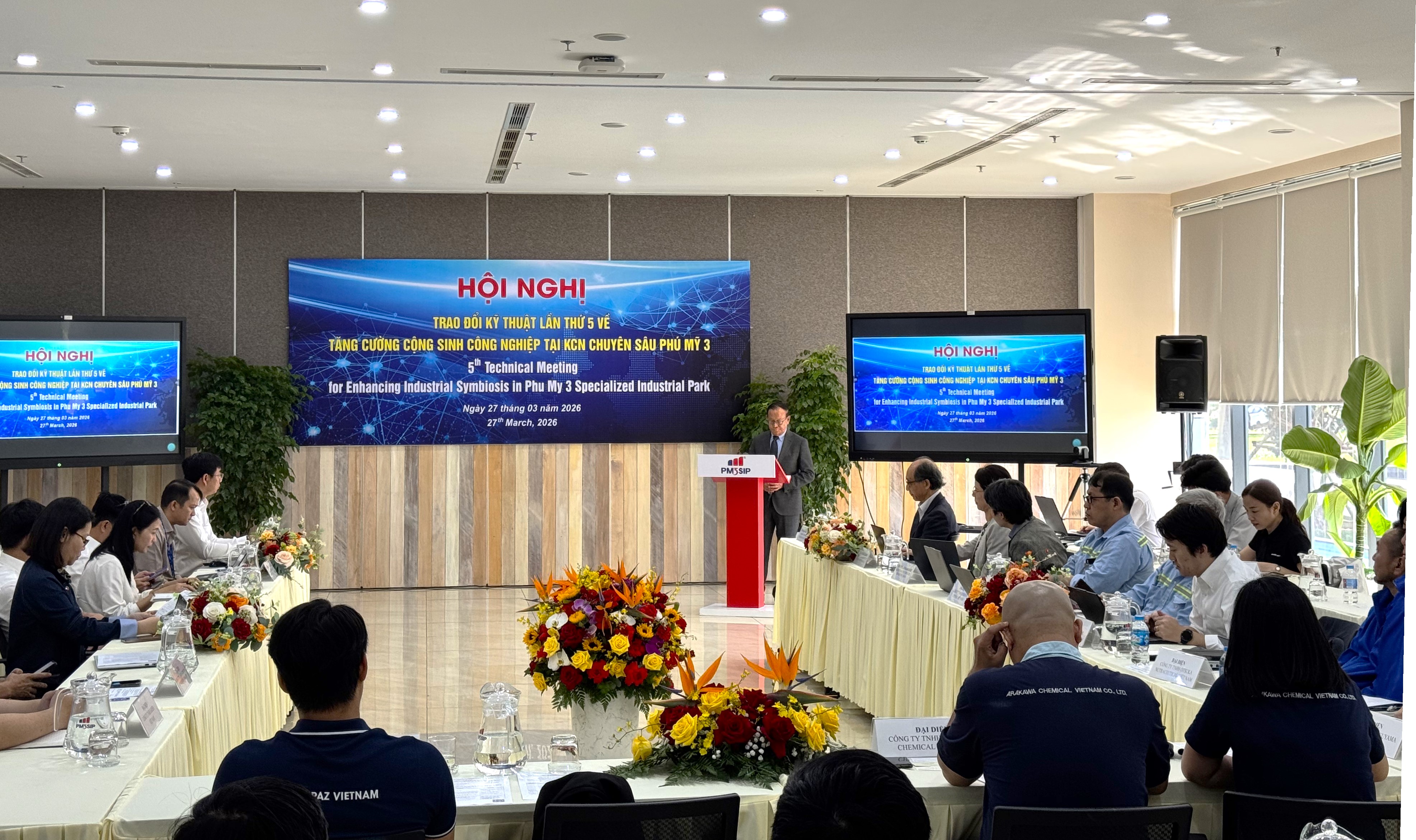 5TH TECHNICAL MEETING “ FOR ENHANCING INDUSTRIAL SYMBIOSIS AT PHU MY 3 SPECIALIZED INDUSTRIAL PARK”