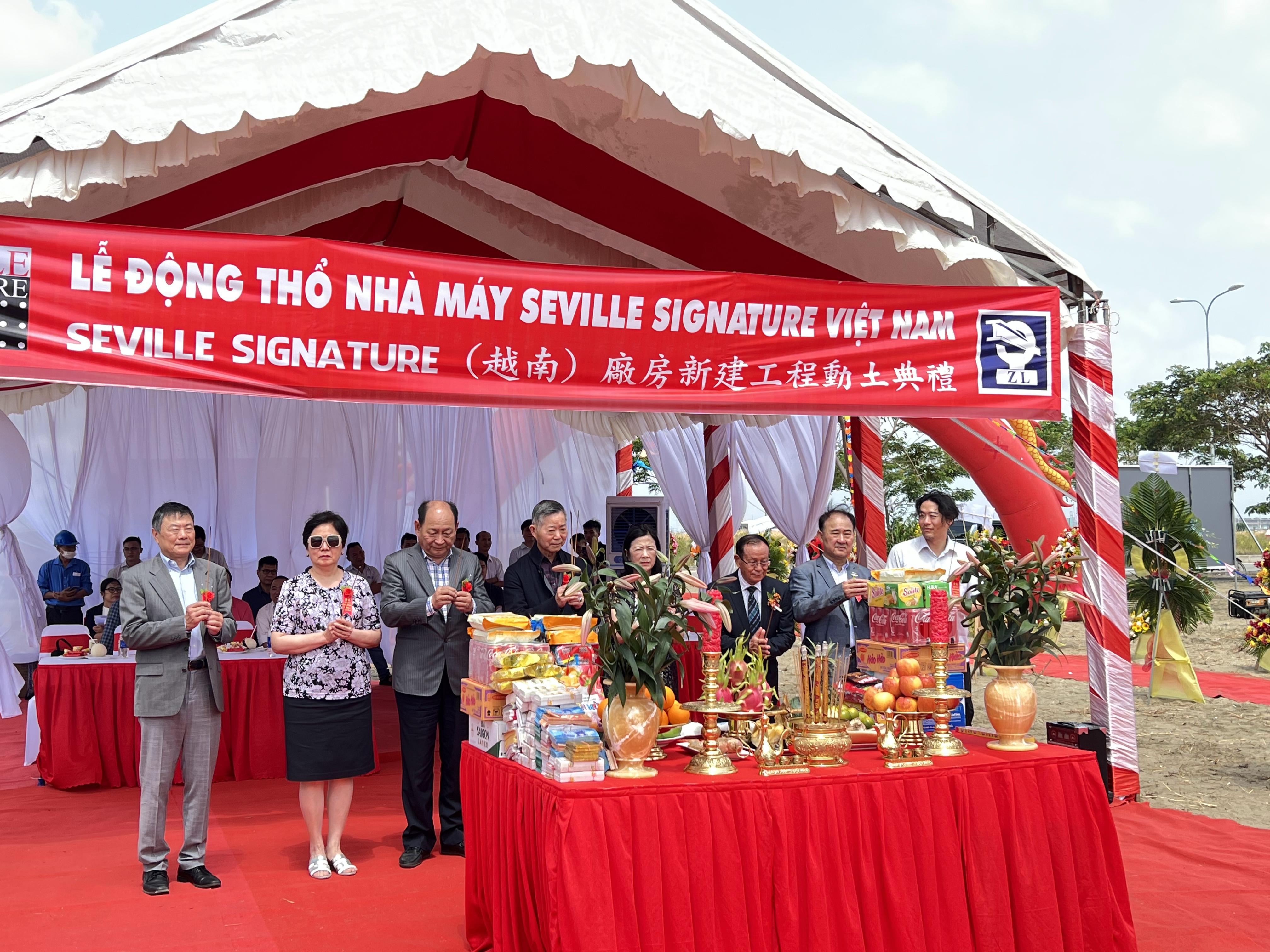 Groundbreaking Ceremony Of The Seville Signature Vietnam Factory PHU 